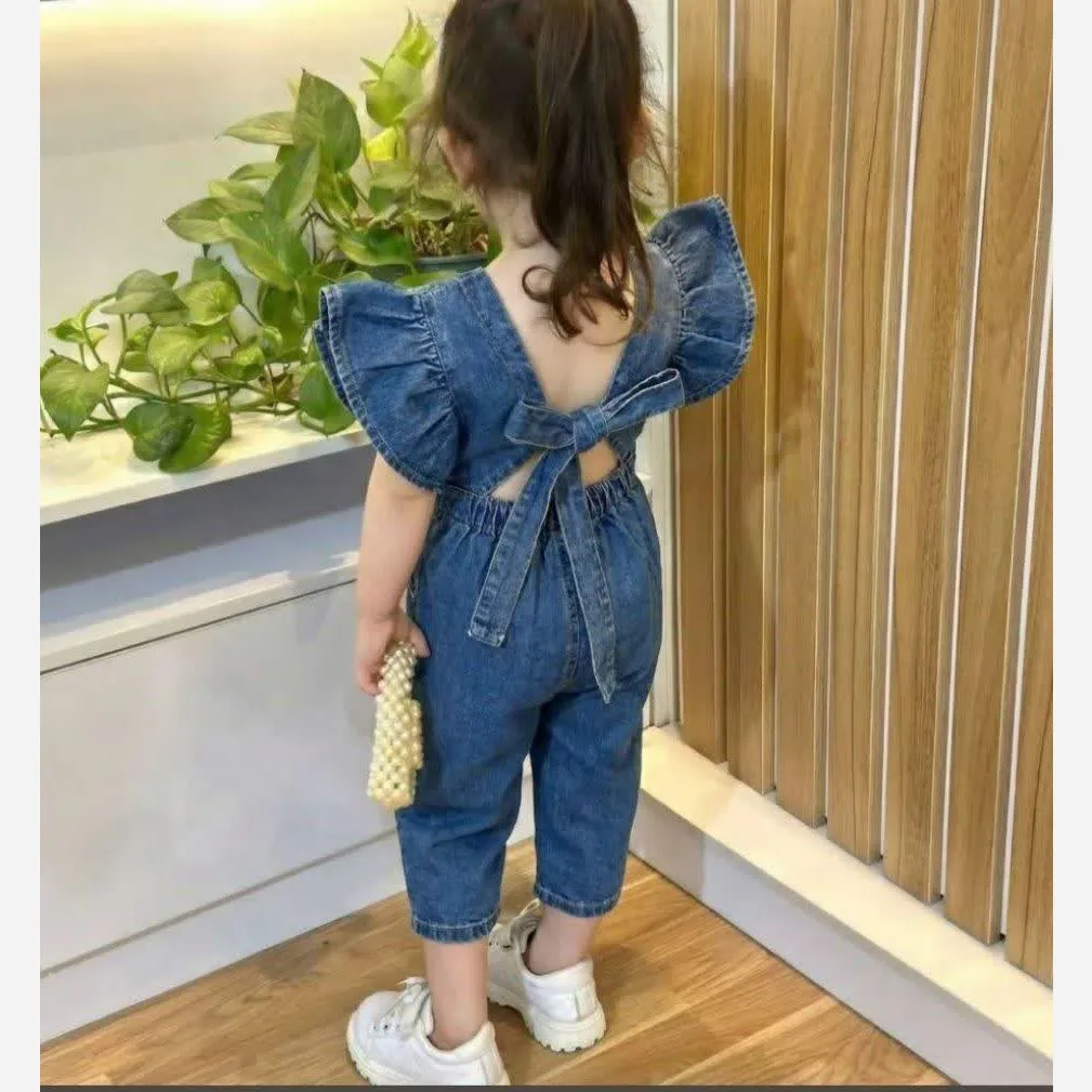 بیلر جین دخترانه سنگشور آنزیم شور مناسب 5 تا 7 سال