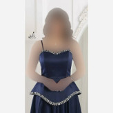 پیراهن مجلسی زنانه ساتن آمریکایی نگیندار مدل شبنم سایز 36 تا 44