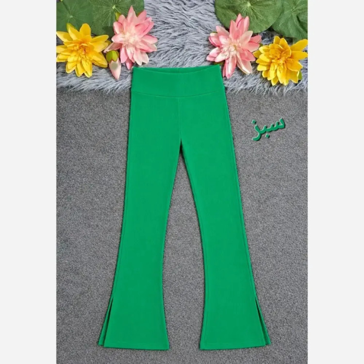 لگ کمر گنی کبریتی دمپا گشاد چاک دار سه سایزی زنانه