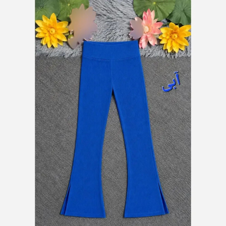 لگ کمر گنی کبریتی دمپا گشاد چاک دار سه سایزی زنانه