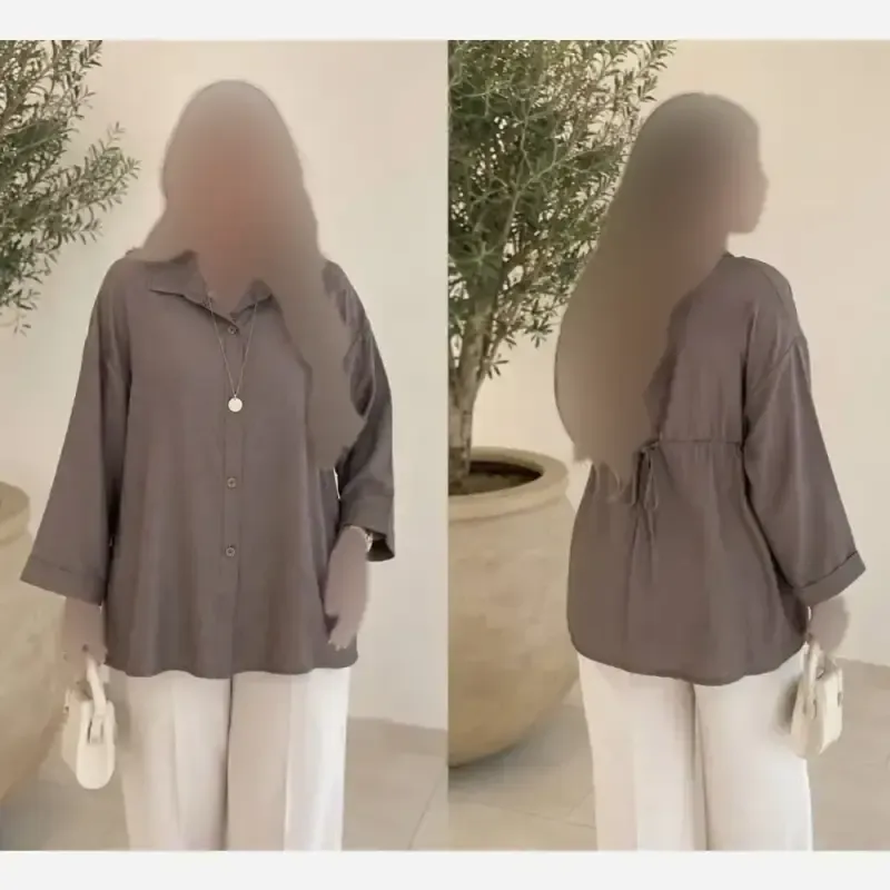 شومیز تنسل پری زنانه خنک فری سایز تا 48
