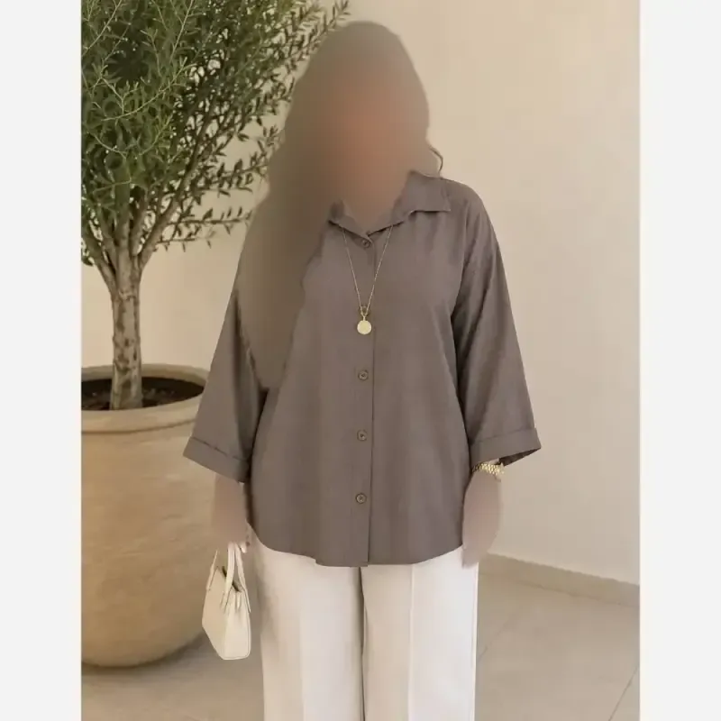 شومیز تنسل پری زنانه خنک فری سایز تا 48