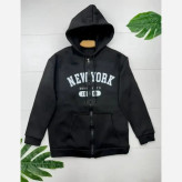 سوییشرت NY دورس تو کرکی مشکی سایز فری 36 تا 44