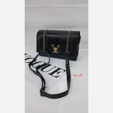 کیف گلسا چرم ورنی بند دوشی سایز 15 در 20