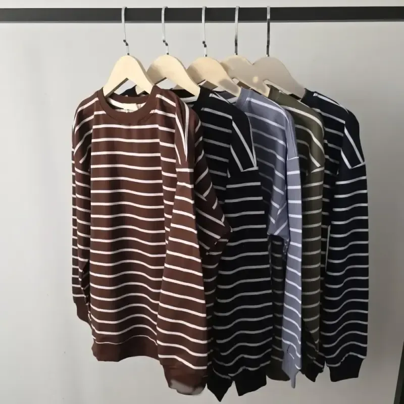 دورس دو نخ پنبه راه راه رینگی فری سایز زنانه