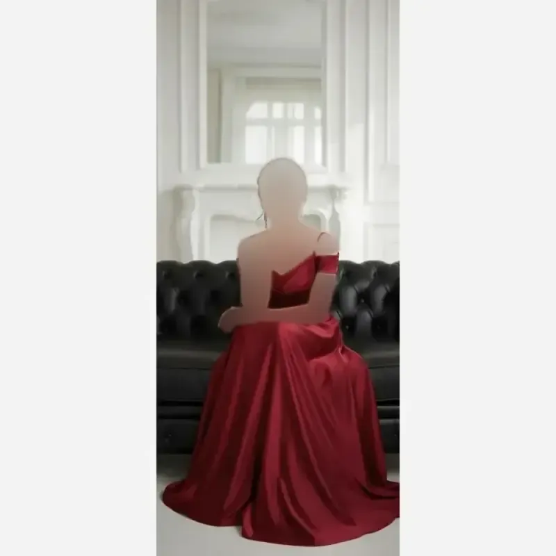 لباس مجلسی زنانه مدل سلین ساتن آمریکایی و دانتل سایز 38 تا 48