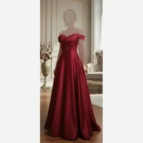 لباس مجلسی زنانه مدل سلین ساتن آمریکایی و دانتل سایز 38 تا 48