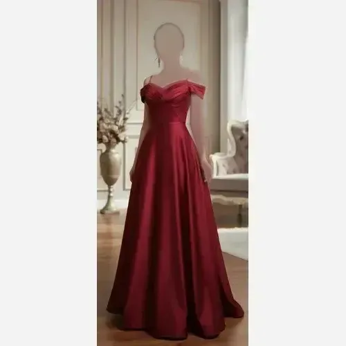 لباس مجلسی زنانه مدل سلین ساتن آمریکایی و دانتل سایز 38 تا 48