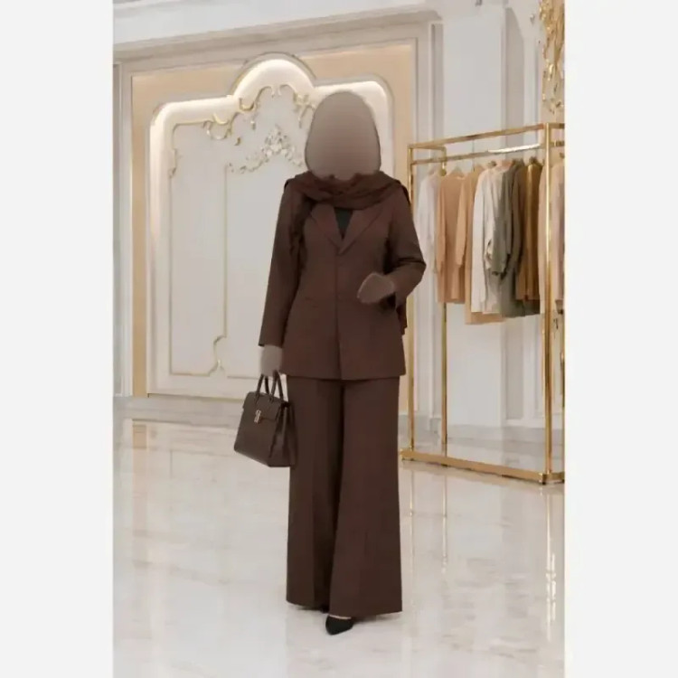ست اداری زنانه جنس بزایاق فاستونی رنگ بندی متنوع سایز 1 و 2