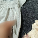 ست وست و شلوار کلوین ملانژ درجه یک فری سایز
