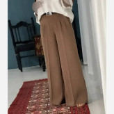 شلوار بگ زنانه جنس بزیاق قد 102 سایز L تا XXL