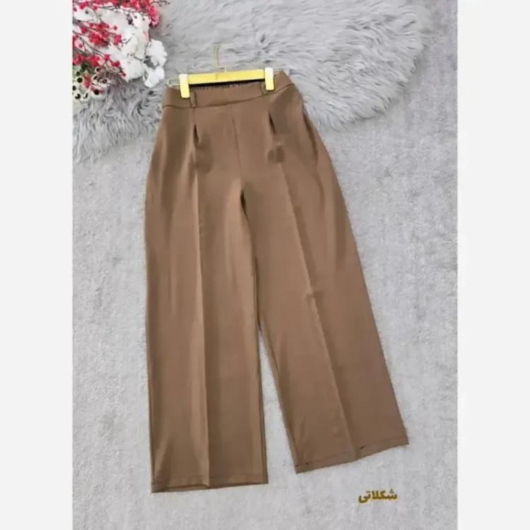 شلوار بگ زنانه جنس بزیاق قد 102 سایز L تا XXL