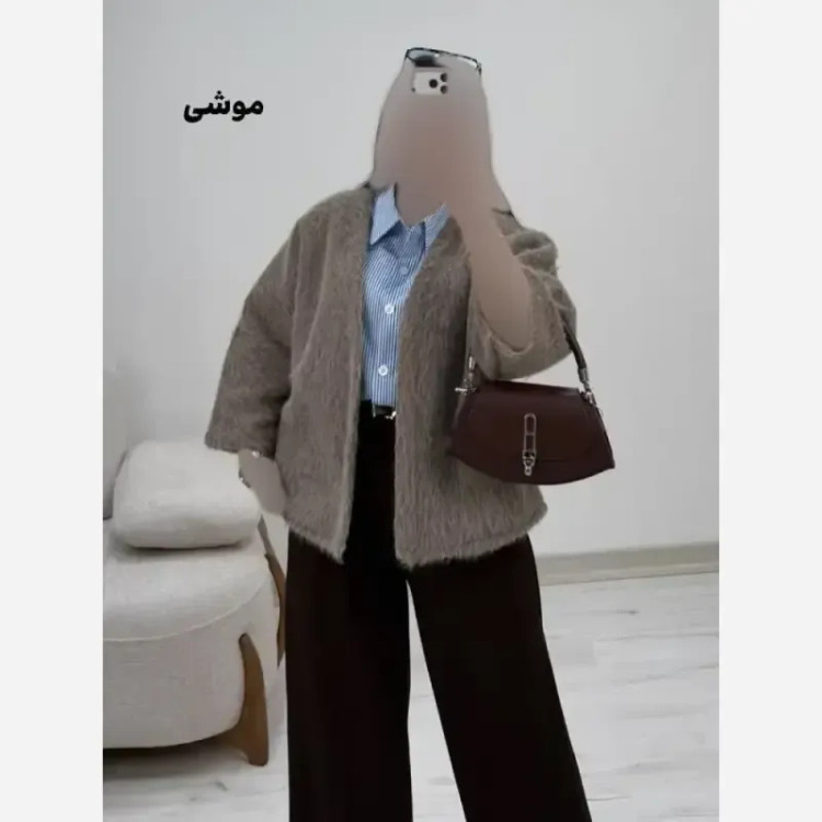پالتو پشمی زنانه مدل بنیتا سایز 38 تا 46 رنگ مشکی شکلاتی شتری موشی شیری