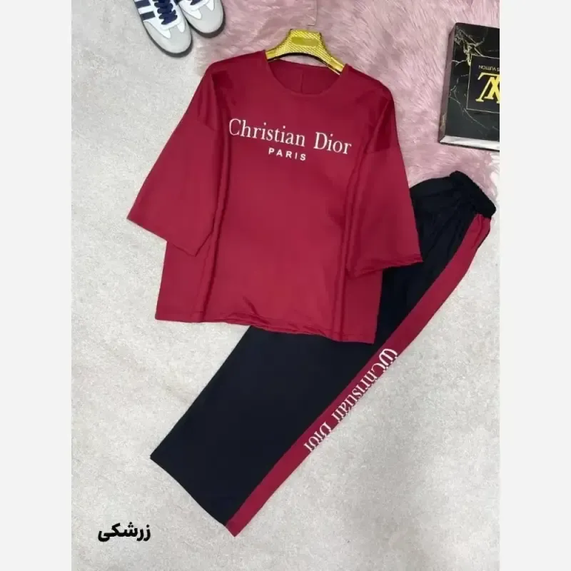 ست زنانه دیور جنس پنبه گلکسی درجه یک فری سایز