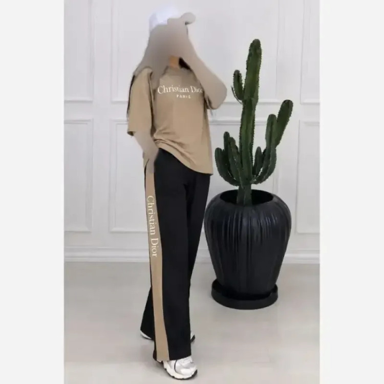 ست زنانه دیور جنس پنبه گلکسی درجه یک فری سایز