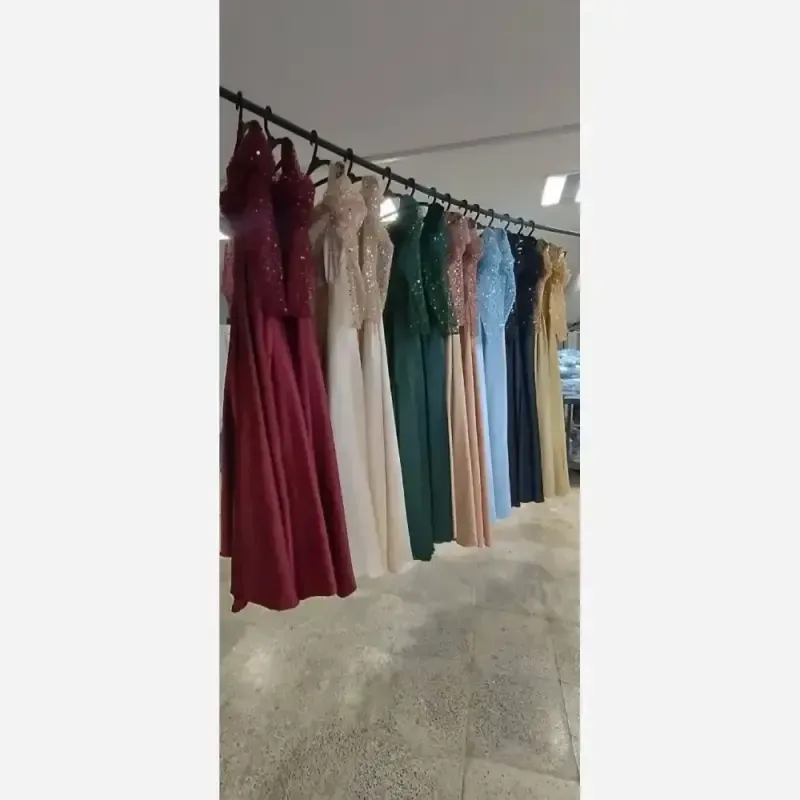 ماکسی مجلسی مدل بیتا پارچه جسیمکو با ساتن آمریکایی سایز 36 تا 48