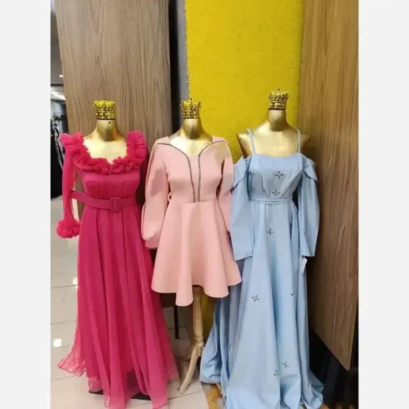 ماکسی مجلسی مدل آتریسا ساتن آمریکایی سنگ دوزی شده سایز 38 تا 48