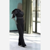 اورال مجلسی زنانه مدل دلسو قواصی و ساتن سنگ دوزی شده سایز 36 تا 48