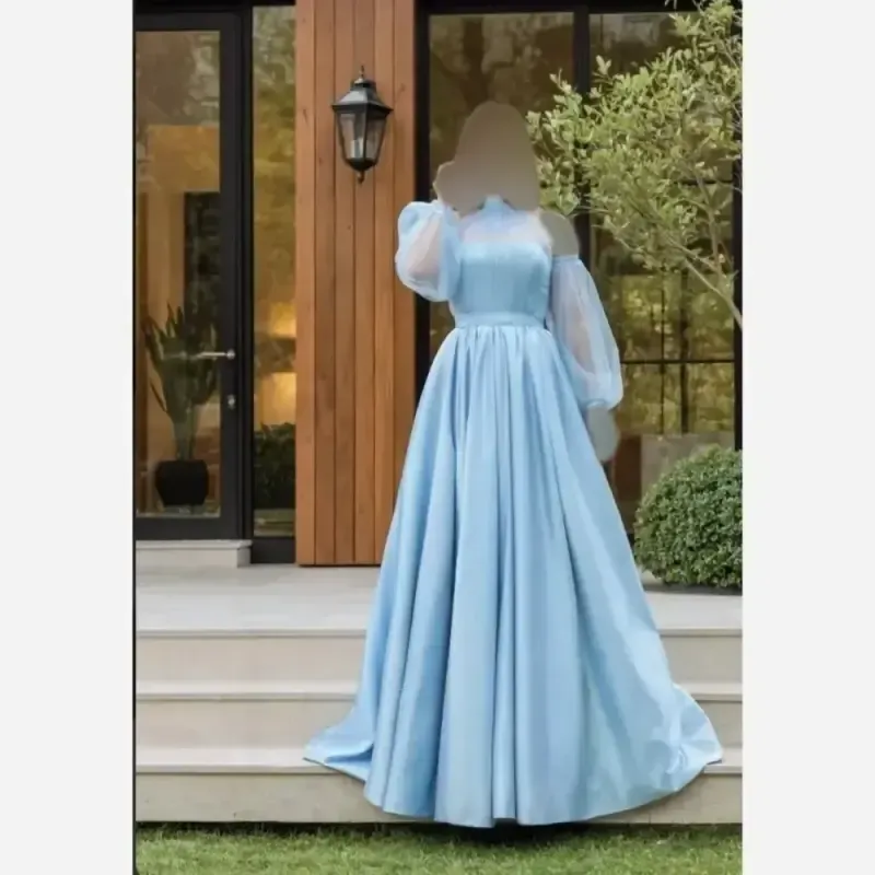 ماکسی مجلسی جنیفر ساتن آمریکایی و تور ارگانزا مشکی سایز 36 تا 48