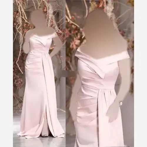 ماکسی مجلسی مدل تیارا پارچه ساتن آمریکایی