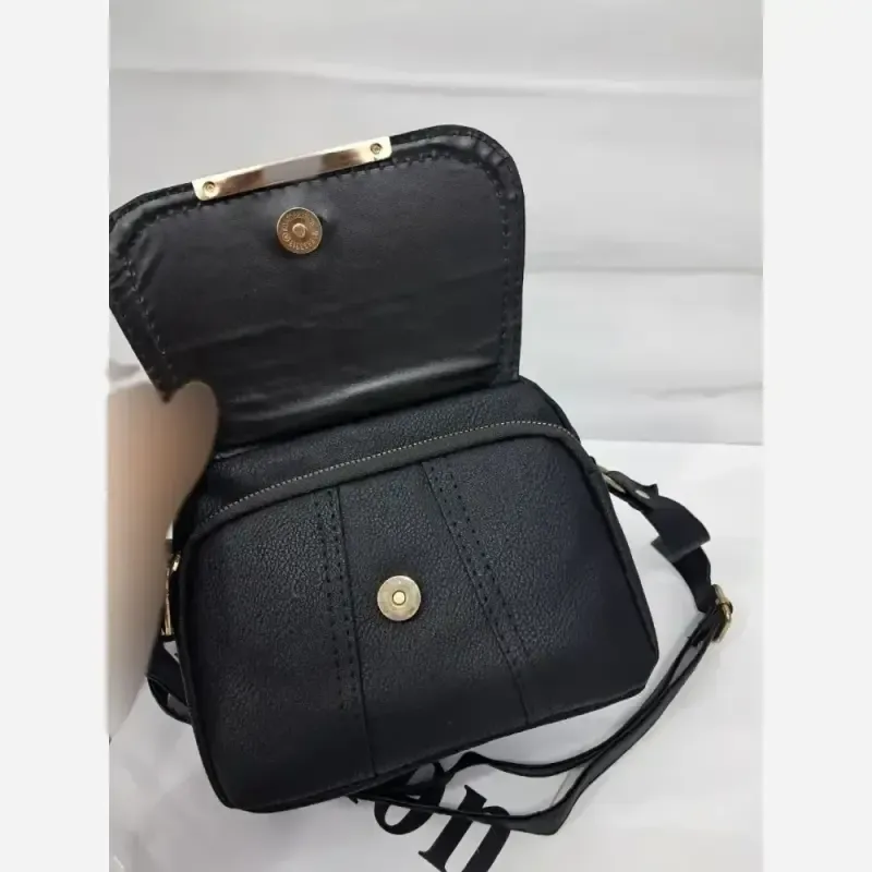 کیف چرم زنانه مدل jondaa رنگ مشکی سایز 15 در 20