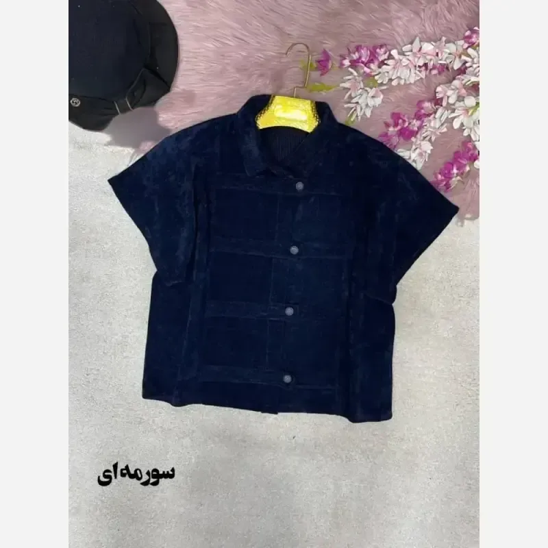 وست مخمل کبریتی پاییزه زنانه مدل پانیذ فری سایز