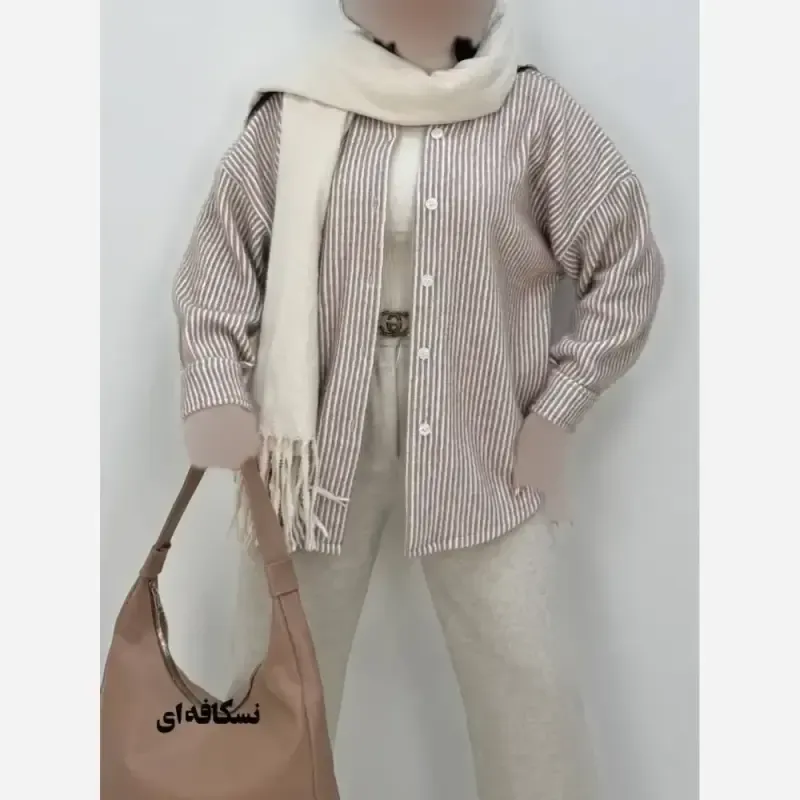 پالتو پشمی فرانک موهر گرم بالا فری سایز