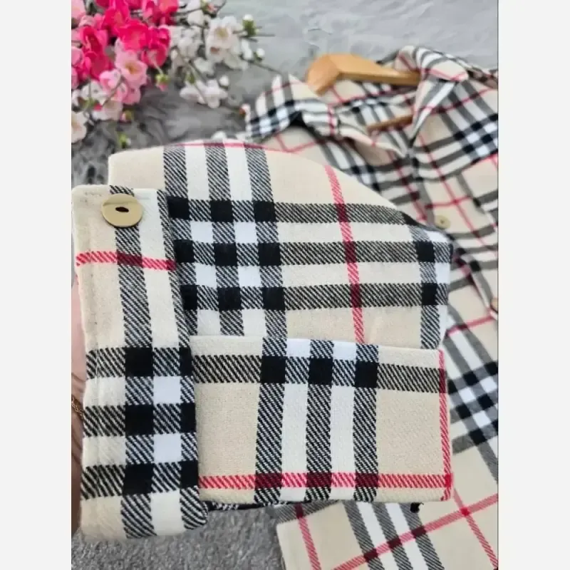 شکت پشمی موهردار ضخیم جیب صلیبی زنانه