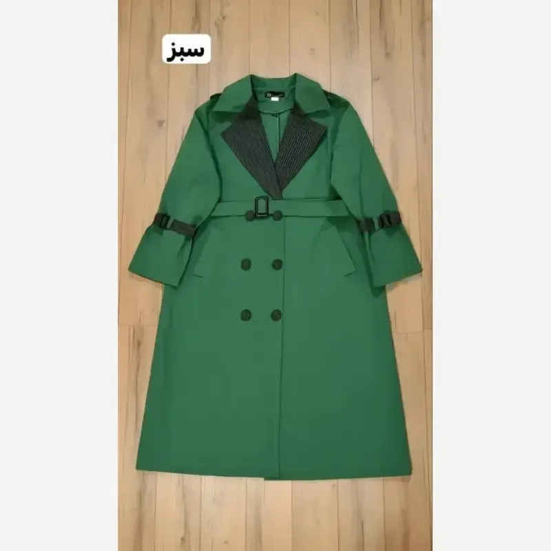 مانتو بارونی کتان زارا گرم بالا مدل آبان رنگ بندی متنوع سایز بزرگ
