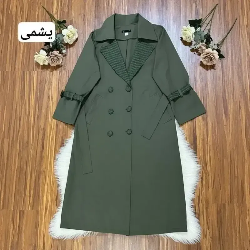 مانتو بارونی کتان زارا گرم بالا مدل آبان رنگ بندی متنوع سایز بزرگ