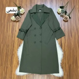 مانتو بارونی کتان زارا گرم بالا مدل آبان رنگ بندی متنوع سایز بزرگ