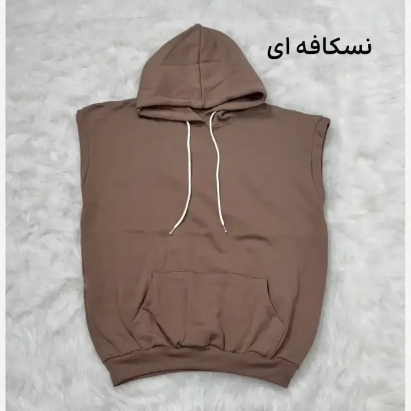 وست هودی اسپان تو کرکی زنانه سایز بزرگ رنگ بندی متنوع