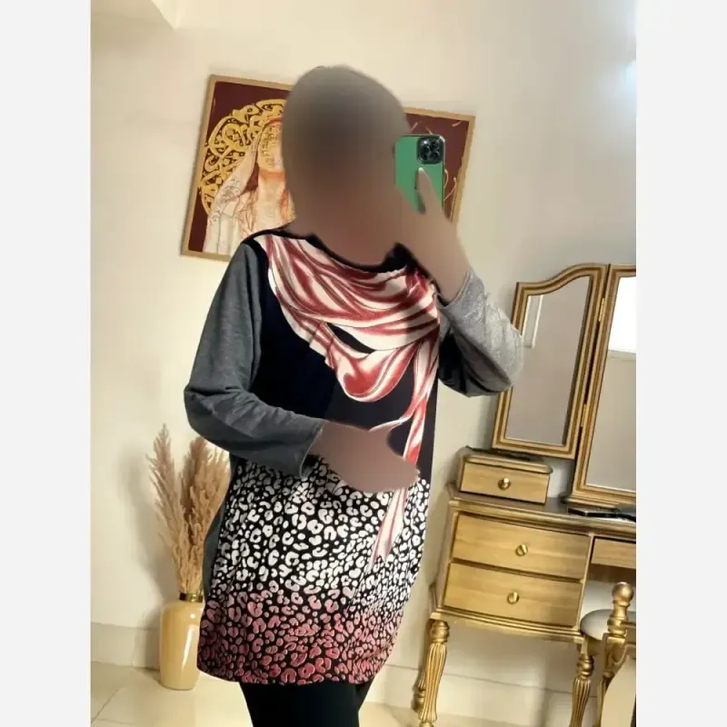 تونیک قواره دار زنانه جنس گلکسی و فانریپ سایز فری 38 تا 48
