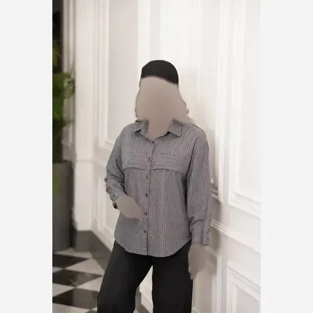 شومیز لینن ترک درجه یک مدل شایلی فری سایز