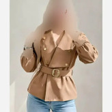 بارونی زنانه مدل رومینا جنس کتان زارا درجه یک رنگ بندی متنوع سایز 1 و 2