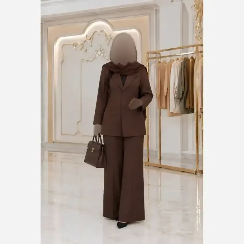 ست اداری بزایاق ریزشی درجه یک جیبدار رنگ بندی سایز 1 و 2