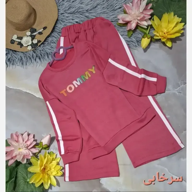 ست دورس و شلوار نیم بگ تو کرکی تینیجری فری سایز