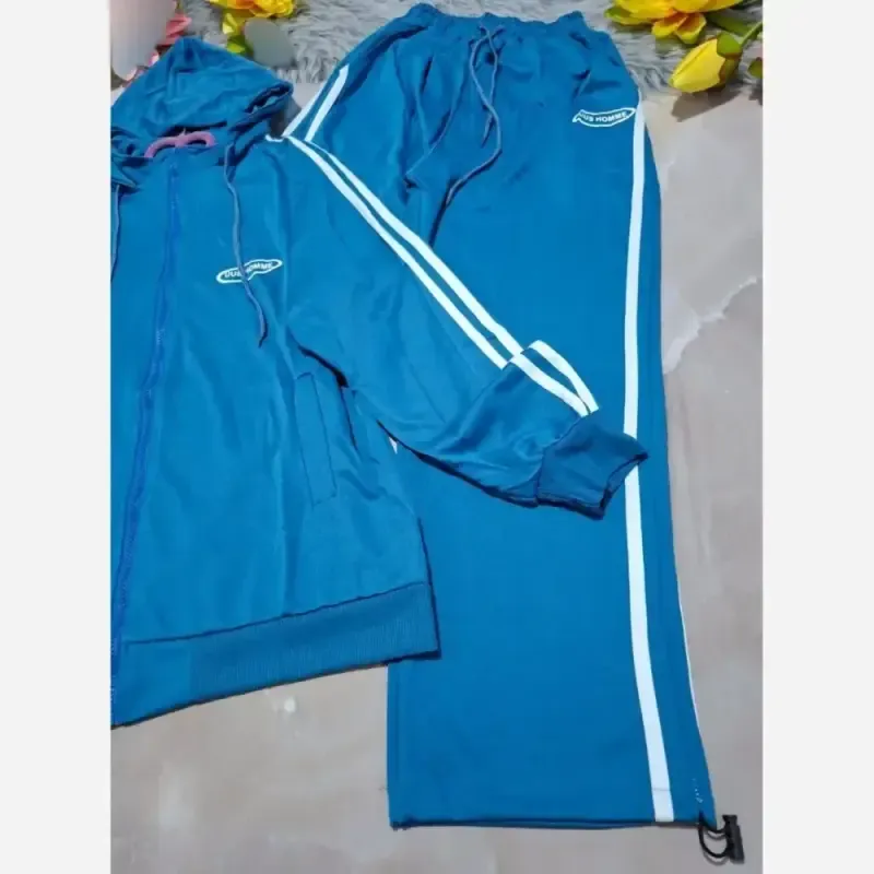 ست ورزشی پاییزه سویشرت و شلوار فلامنت کج راه اسپرت گتدار
