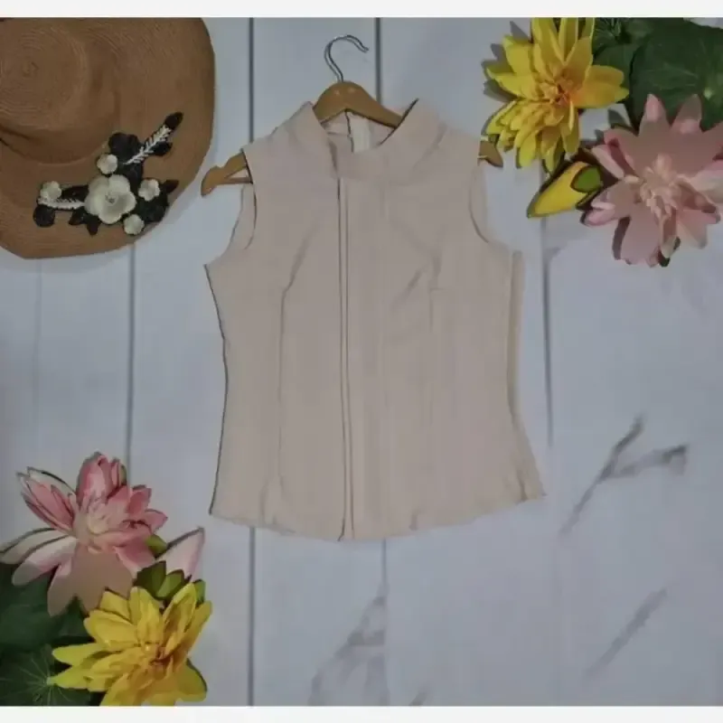 تاپ مجلسی زنانه یقه کراواتی جنس الیزه درجه یک