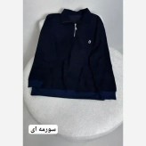 بلوز نیم زیپ مخمل کبریتی درجه یک سایز بزرگ