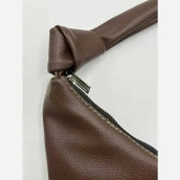 کیف بند گره ای چرم سبک و جادار ابعاد 30 در 40 رنگ مشکی و موکا