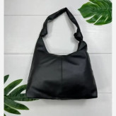 کیف بند گره ای چرم سبک و جادار ابعاد 30 در 40 رنگ مشکی و موکا