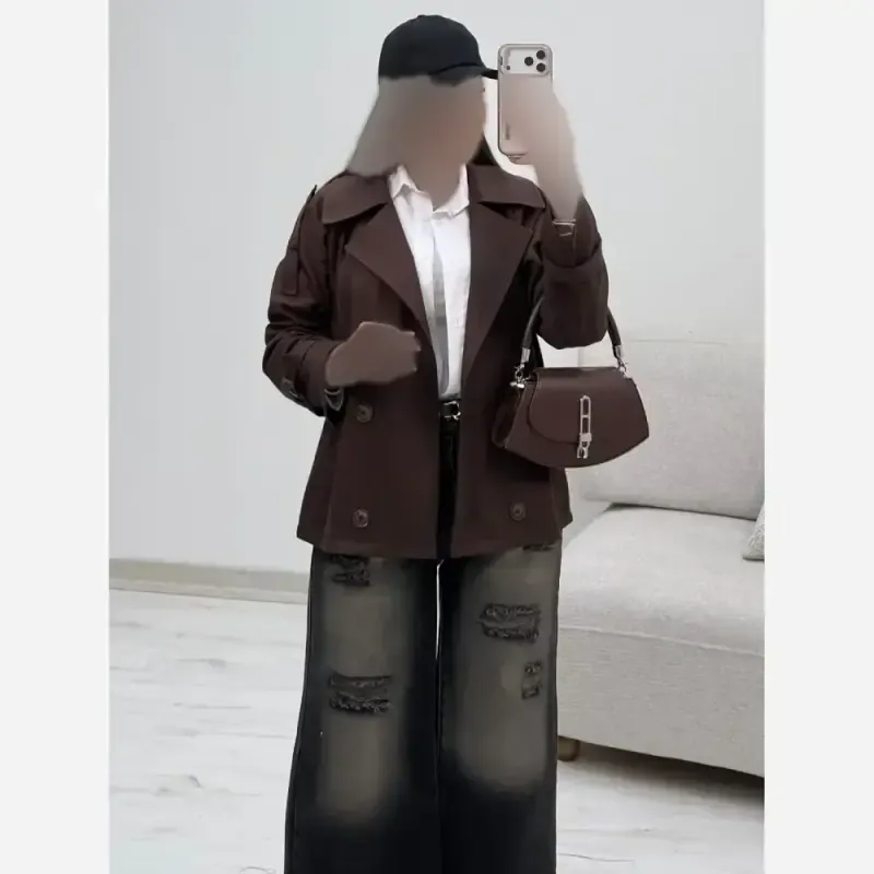 ترنج کت آیلین جنس کتان کجراه سایز فری 38 تا 46