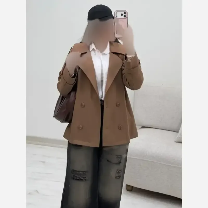ترنج کت آیلین جنس کتان کجراه سایز فری 38 تا 46