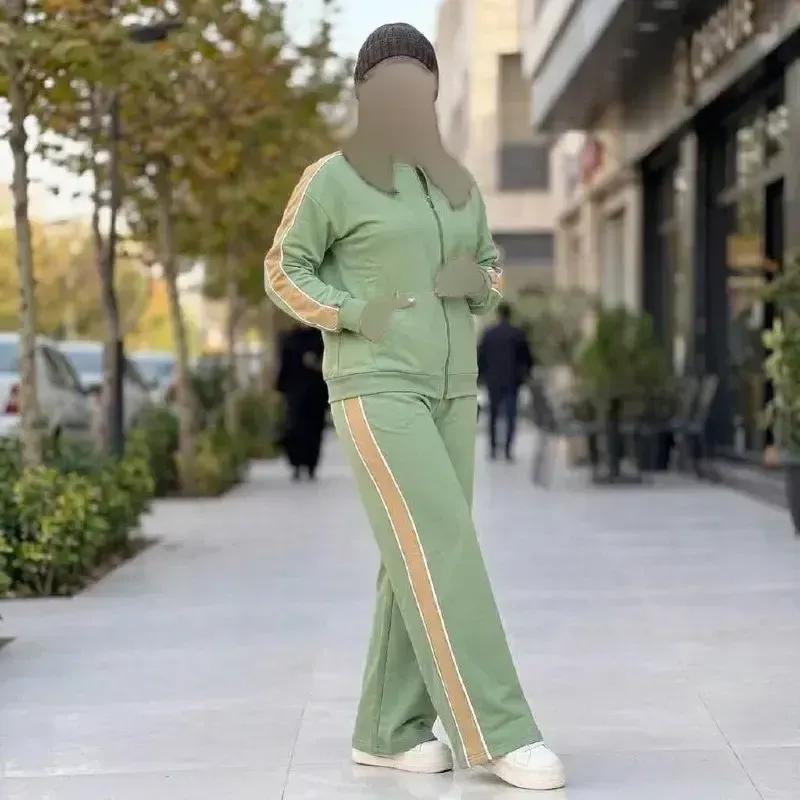 ست سویشرت شلوار زنانه ماهک جنس گلکسی پنبه درجه یک سایز فری سایه 38 تا 48
