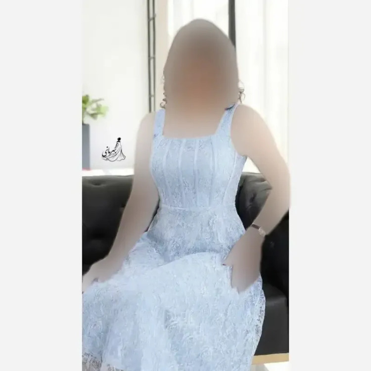 پیراهن دانتل مجلسی زنانه مدل سلین کاپدار و فنردوزی شده