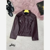 کت چرم زنانه کمرگت فری سایز 38 تا 46