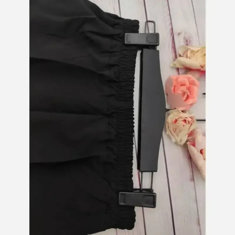 شلوار نیم بگ زنانه جنس مازراتی اعلا رنگ مشکی و سورمه ای و قهوه ای