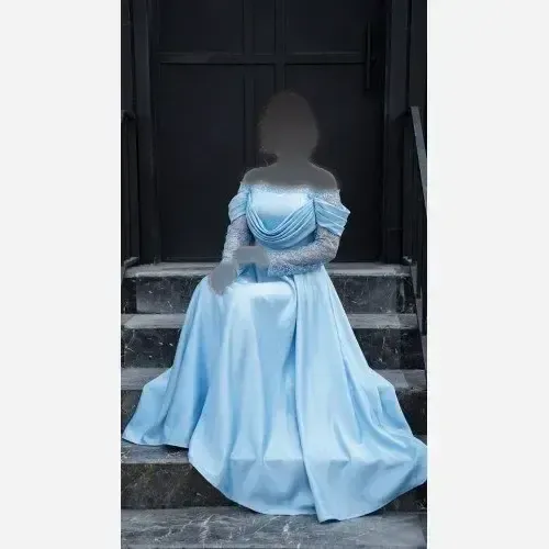 پیراهن زنانه مدل پرنسا جنس ساتن زارا قد 150