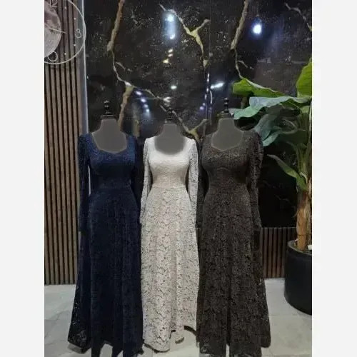 لباس مدل ملیکا گیپور مخمل درجه یک سایز 38 تا 48